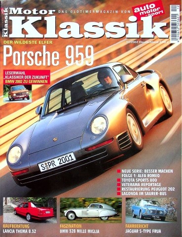 Deckblatt Motor Klassik (12/2002)